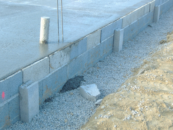 Des plots pour la terrasse